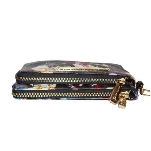 NEW Betsey Johnson XOTalli Double Zip Around Wristlet Wallet Pouch Bag - Picture 4 of 14